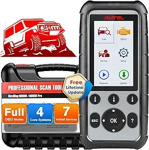 Autel MaxiDiag MD806 OBD2 Scanner, ABS SRS Engine Transmission Four Systems Diagnostic Scan Tool with Oil Reset D-P.F, EPB SAS BMS for Specific Vehicles Up to 2015, Up of MD805 MD802, Free Update