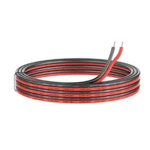22awg Silicone Electrical Wire 2 Core Wire 20ft [Black 10ft Red 10ft] 22 Gauge Soft and Flexible Hook Up Oxygen Free Strands Tinned Copper Wire